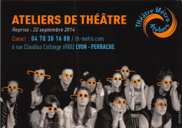 Theatre Metro Ateliers Atelier De Theatre 15(scan Recto-verso) MB2319 - Publicité