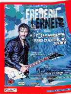 FREDERIC LERNER A L Olympia 2008 Fevrier 1(scan Recto-verso) MB2322 - Reclame