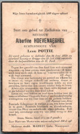 Bidprentje Jabbeke - Hoevenaeghel Albertine (1879-1938) Plooi - Images Religieuses