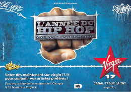 L Annee Du HIP HOP Les Trophees 2008 VIRGIN 17 TNT 25(scan Recto-verso) MB2322 - Advertising