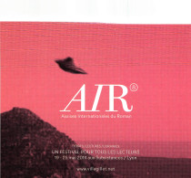AIR ASSISES INTERNATIONALES DU ROMAN Lyon 1(scan Recto-verso) MB2323 - Advertising