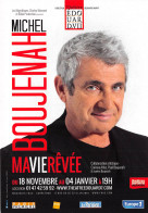 Michel Boujenah Ma Vie Revee Theatre Edouard PARIS 15(scan Recto-verso) MB2323 - Publicité