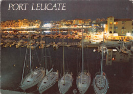 PORT LEUCATE Le Port Vu De Nuit 28(scan Recto-verso) MB2324 - Leucate