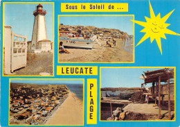 LEUCATE Souvenir De Leucate Plage Le Phare La Plage Vue Aerienne De La Sattion 22scan Recto-verso) MB2326 - Leucate