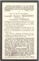 Bidprentje Kaggevinne-Assent - Branders Leopold Medard (1860-1930) - Images Religieuses