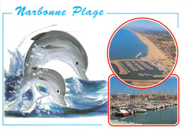 NARBONNE PLAGE Vue Aerienne Le Port 13(scan Recto-verso) MB2332 - Narbonne