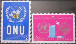 ROMANIA ~ 1985 ~ S.G. NUMBERS 4986 - 4987. ~ ANNIVERSARIES. ~ MNH #03562 - Unused Stamps