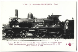 TRAIN - LES LOCOMOTIVES FRANCAISES (Etat) - Machine N° 220-502 - Eisenbahnen