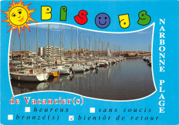 NARBONNE PLAGE Bisous De Vacanciers 6(scan Recto-verso) MB2338 - Narbonne