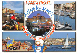 PORT LEUCATE Adieu Les Soucis 22(scan Recto-verso) MB2338 - Leucate