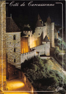 CITE DE CARCASSONNE Vue De Nuit L Entree Principale Ouest 25(scan Recto-verso) MB2341 - Carcassonne