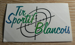 THEME TIR SPORTIF : AUTOCOLLANT TIR SPORTIF BLANCOIS - Stickers