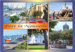 PORT LA Nouvelle Le Port Le Marche De L Eglise La Fontaine 16(scan Recto-verso) MB2345 - Port La Nouvelle