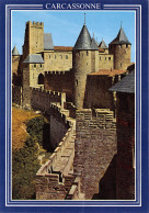 CARCASSONNE Le Chateau Comtal Et La Porte Du Senechal Vus De La Tour De L Inquisition 12(scan Recto-verso) MB2348 - Carcassonne