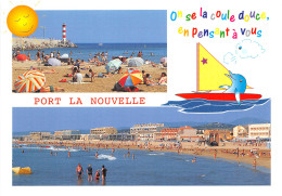 PORT LA NOUVELLE La Plage 15(scan Recto-verso) MB2351 - Port La Nouvelle