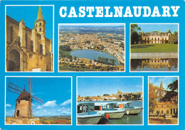 CASTELNAUDARY Collegiale St Michel Vue Generale Aerienne 20(scan Recto-verso) MB2351 - Castelnaudary