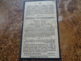 Doodsprentje/Bidprentje  Jacques Vanderwaeren   Oplinter 1851-1931 Hougaerde  (Wdr Félicité Geens) - Religion &  Esoterik