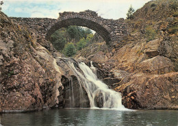 JAUJAC Pont Romain Sur La Vallee Du Lignon   23(scan Recto-verso) MB2360 - Aubenas