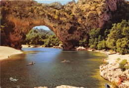 VALLON PONT D ARC Le Pont Naturel Merveille Geologique Creusee Par L Ardeche 18(scan Recto-verso) MB2363 - Vallon Pont D'Arc