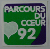 AUTOCOLLANT PARCOURS DU COEUR 92 - Autocollants