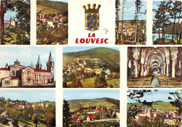 LA LOUVESC Pelerinage Et Centre De Tourisme Vue Generale Ecusson Du Vivarais 1(scan Recto-verso) MB2370 - La Louvesc