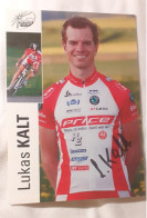 Autographe Lukas Kalt Price - Cycling