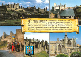 CARCASSONNE L Avant Porte D Aude Facade Sud Le Chateau Comtal  1(scan Recto-verso) MB2373 - Carcassonne