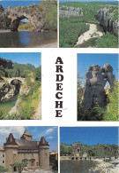 ARDECHE Le Pont D Arc Pont Du Diable Chateau D Aubenas Le Chassezac 15(scan Recto-verso) MB2375 - Other & Unclassified