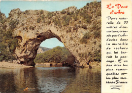 LE PONT D ARC Une Des Merveilles Naturelles De La Rdeche 17(scan Recto-verso) MB2375 - Autres & Non Classés