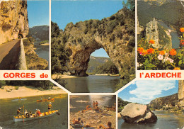 GORGES DE L ARDECHE Descente En Barques L Ardeche Vers Le Pont D Arc 26(scan Recto-verso) MB2375 - Altri & Non Classificati