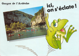 Gorges De L Ardeche Ici On S Eclate Descente De La Riviere 1(scan Recto-verso) MB2376 - Other & Unclassified