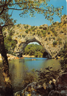 LES GORGES DE L ARDECHE Le Pont D Arc Vaste Grandiose Arcade Trouee 29(scan Recto-verso) MB2376 - Autres & Non Classés