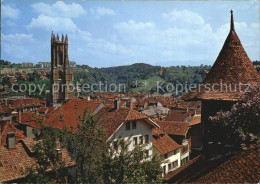 12503600 Fribourg FR Cathedrale Et Vue Sur La Ville Fribourg - Andere & Zonder Classificatie