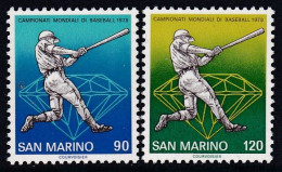 Baseball World Cup - 1978 - Unused Stamps