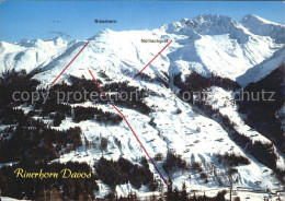 12502363 Davos GR Mit Rinerhorn Leidbachhorn Und Aelplihorn Davos Platz - Other & Unclassified