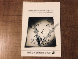 Campagne BLACK & WHITE SCOTCH WHISKY - Advertising