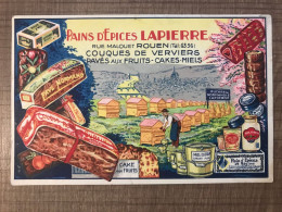 Pains D'épices LAPIERRE ROUEN - Werbepostkarten