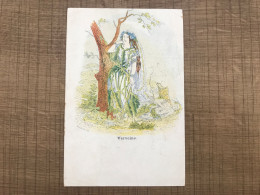 Verveine Femme Robe Avec Feuilles - Ohne Zuordnung