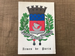 Armes De Paris De Gueules à La Nef D'argent - Historia