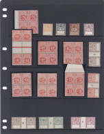 Petit LOT DE TIMBRES DE RETRAITES OUVRIERES ET PAYSANNES - Stamps