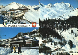 12496394 Parsenn Parsennbahn Bergstation Panorama Parsennfurgga - Other & Unclassified