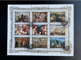 NORTH KOREA 1984 PAINTINGS OF EUROPEAN KINGS & QUEENS USED/CTO MI 2603/2611 - Korea, North