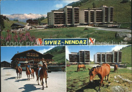 12493754 Siviez Nendaz Hotel Pferde Reiten Siviez - Andere & Zonder Classificatie