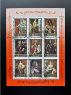 NORTH KOREA 1984 PAINTINGS OF EUROPEAN KINGS & QUEENS USED/CTO MI 2549/2557 - Korea, North