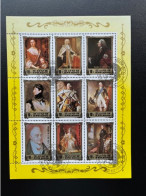 NORTH KOREA 1984 PAINTINGS OF EUROPEAN KINGS & QUEENS USED/CTO MI 2558/2566 - Korea, North