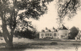 (18) FARGES EN SEPTAINE Le Chateau D'Augy Oblitéré En 1906 (Cher) (eb/bc - Sonstige & Ohne Zuordnung