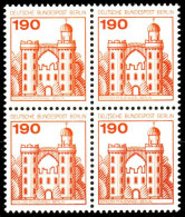 BERLIN DS BURGEN U. SCHLÖSSER Nr 539 Postfrisch VIERERB X1AED42 - Unused Stamps