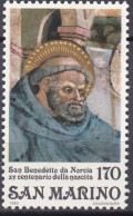 St. Benedictus Of Norcia - 1980 - Ongebruikt
