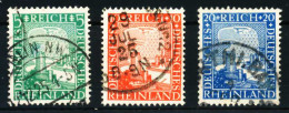 D-REICH 1925 Nr 372-374 Gestempelt X5DAACA - Gebraucht