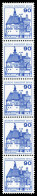 BERLIN DS BURGEN U. SCHLÖSSER Nr 588R Postfrisch 5ER ST X61098A - Nuovi